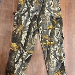 Vintage Winchester Camo Fleece Pant XL Men Hunting Outdoors pants / Realtree